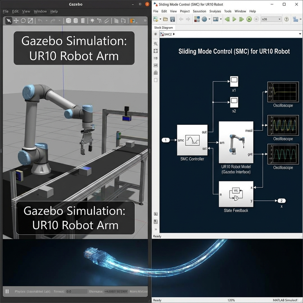 UR10 Gazebo-Simulink Integration